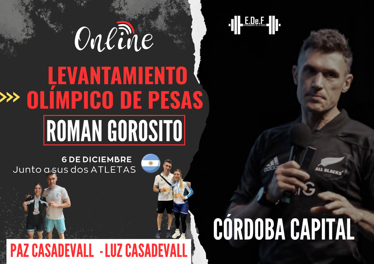 Taller Online: Levantamiento Olímpico de Pesas