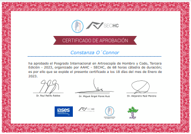Certificado Final de Aprobación