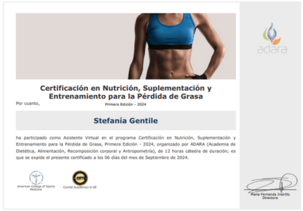 Certificado Final de Asistencia