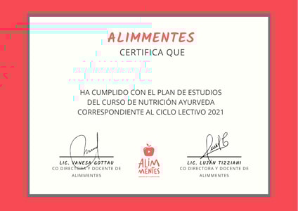Certificado Final de Aprobación