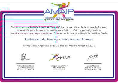 Certificado de aprovechamiento