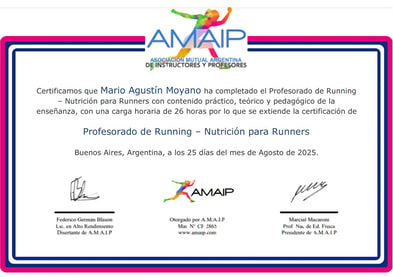 Certificado de aprovechamiento