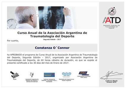 Certificado Final de Asistencia