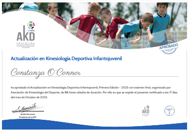 Certificado Final de Aprobación