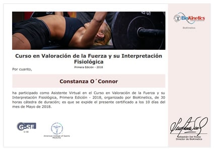 Certificado Final de Asistencia