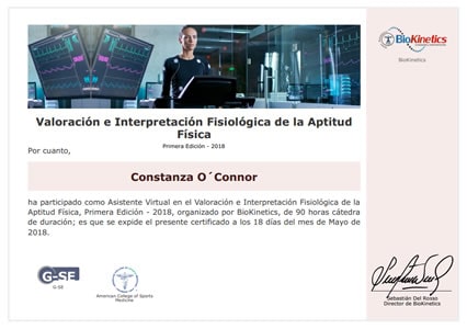 Certificado Final de Asistencia