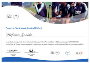 Certificado Final de Aprobado