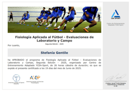 Certificado Final de Aprobación