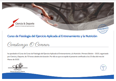 Certificado Final de Aprobación