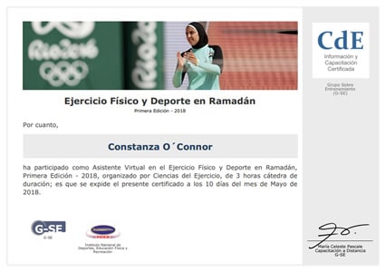 Certificado Final de Asistencia