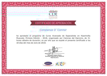 Certificado de Aprobación - Salvador Vargas Molina