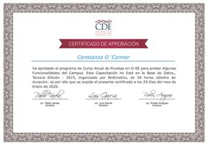 Certificado Final de Asistencia - (tres firmas)