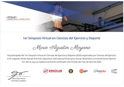 Certificado Final de Asistencia