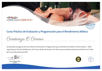 Certificado Final de Aprobación