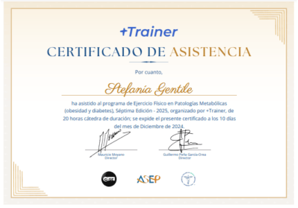 Certificado Final de Asistencia