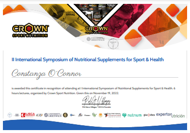 II International Symposium of Nutritional Supplements for Sport & Health