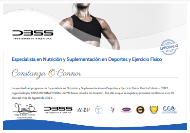 Certificado Final de Aprobación
