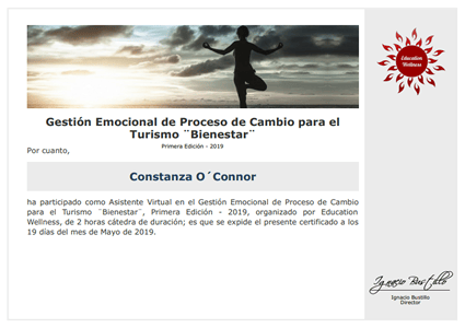 Certificado Final de Asistencia