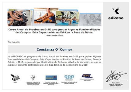 Certificado Final de Aprobación