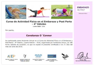 Certificado Final de Asistencia