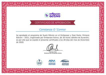 Certificado Final de Aprobación