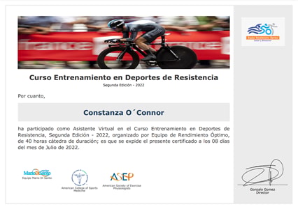 Certificado Final de Asistencia