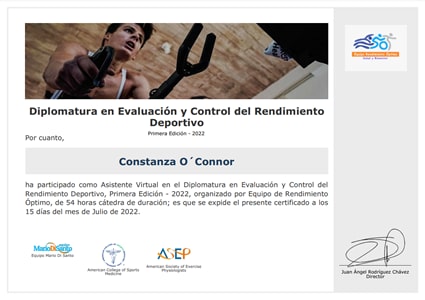 Certificado Final de Asistencia