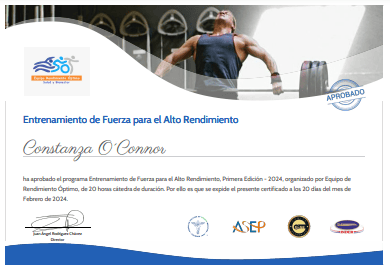Certificado Final de Aprobación