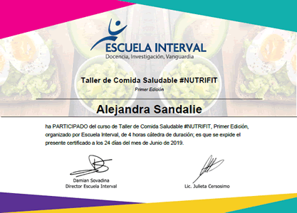 Certificado Final de Asistencia