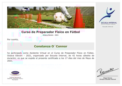 Certificado Final de Asistencia