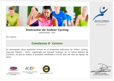 Certificado Final de Asistencia