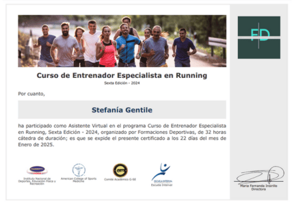 Certificado Final de Asistencia