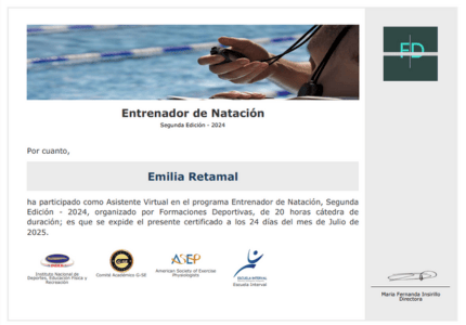 Certificado Final de Asistencia