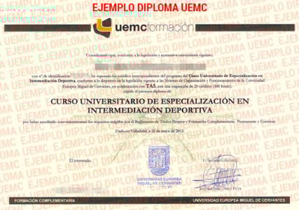 Certificado Final de Aprobación