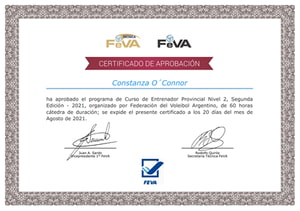 Certificado Final de Asistencia