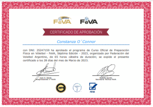 Certificado Final de Aprobación