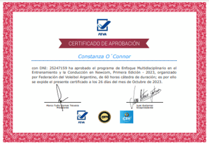 Certificado Final de Aprobación