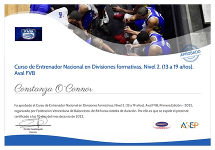 Certificado Final de Aprobación