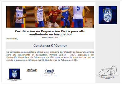 Certificado Final de Asistencia