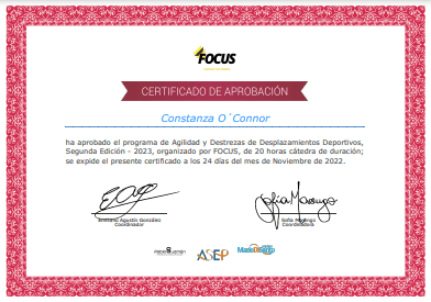 Certificado Final de Aprobación