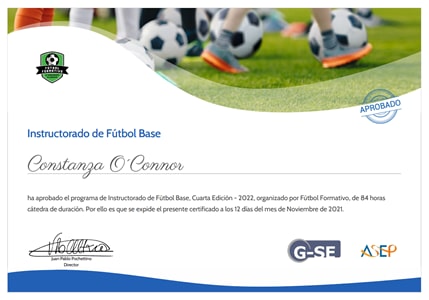 Certificado Final de Aprobación