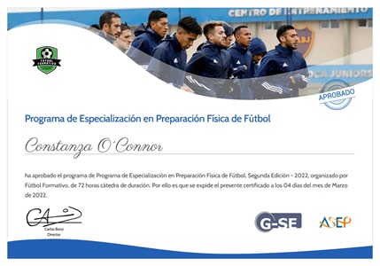 Certificado Final de Aprobación