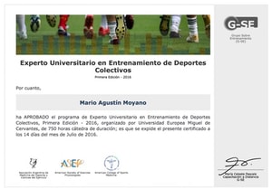 Certificado Final de Aprobación