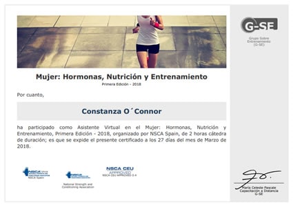 Certificado Final de Asistencia