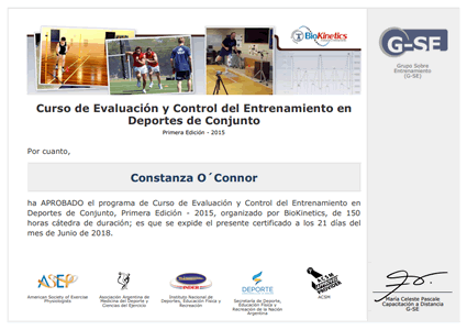 Certificado Final de Aprobación