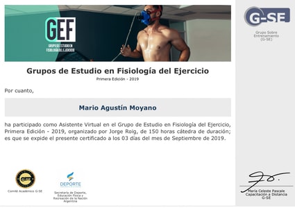 Certificado Final de Asistencia