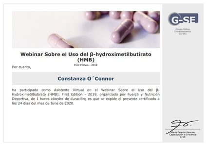 Certificado Final de Asistencia