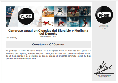 Certificado Final de Asistencia