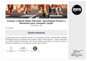 Certificado Final de Asistencia
