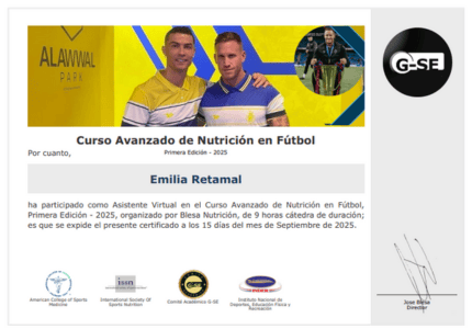 Certificado Final de Asistencia